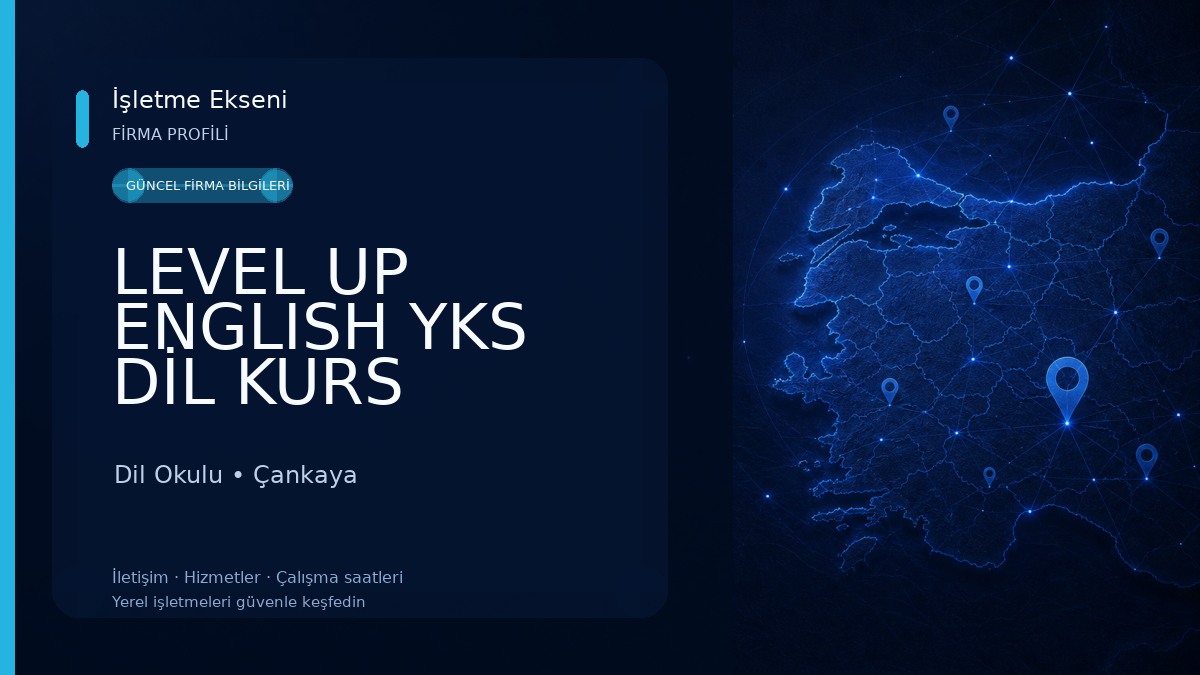 LEVEL UP ENGLISH YKS DİL KURS MERKEZİ 
