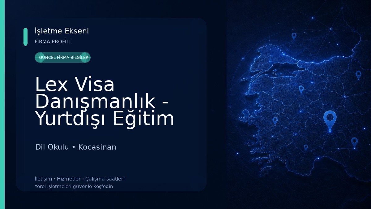 Lex Visa Danışmanlık - Yurtdışı Eğitim Danışmanlığı, Vize Danışmanlığı, Jean Monnet, YLSY, Chevening, Fulbright