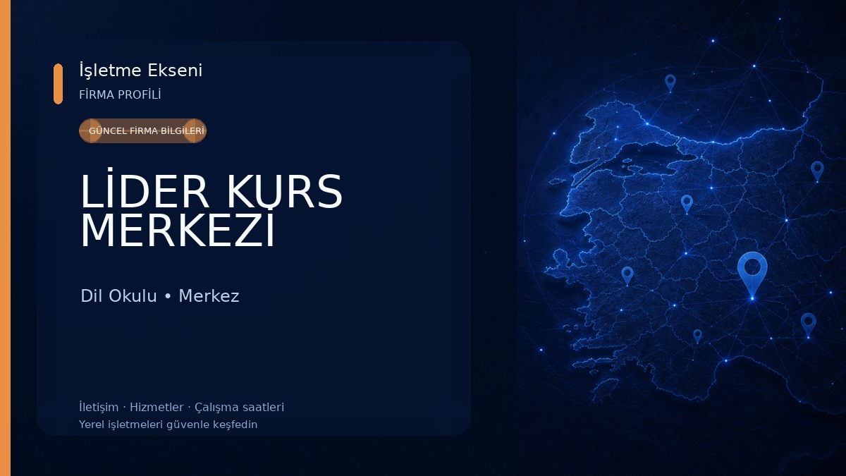 LİDER KURS MERKEZİ