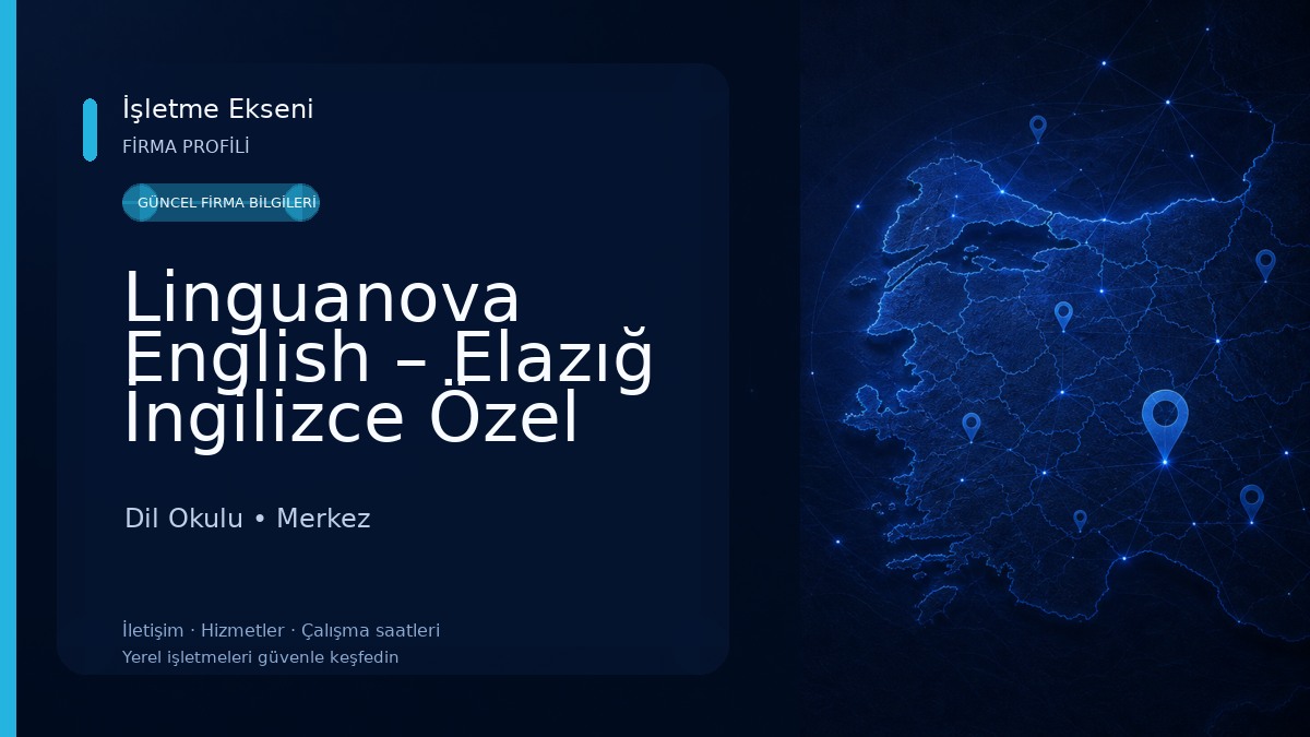 Linguanova English – Elazığ İngilizce Özel Ders