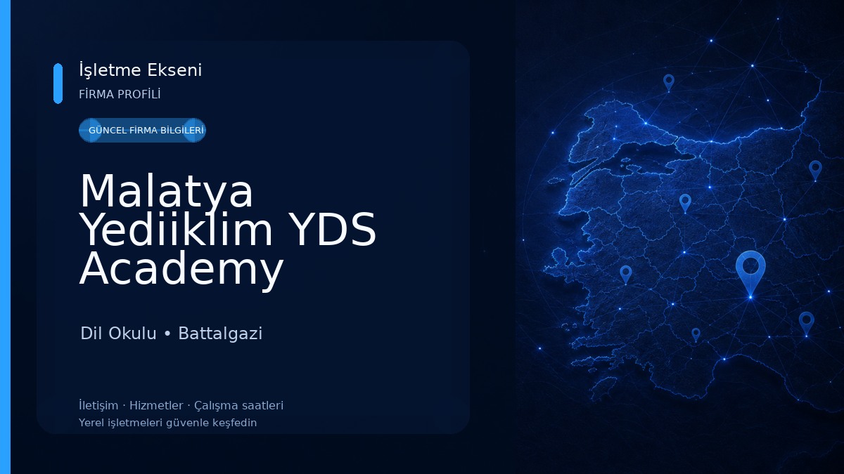 Malatya Yediiklim YDS Academy Dil Okulu