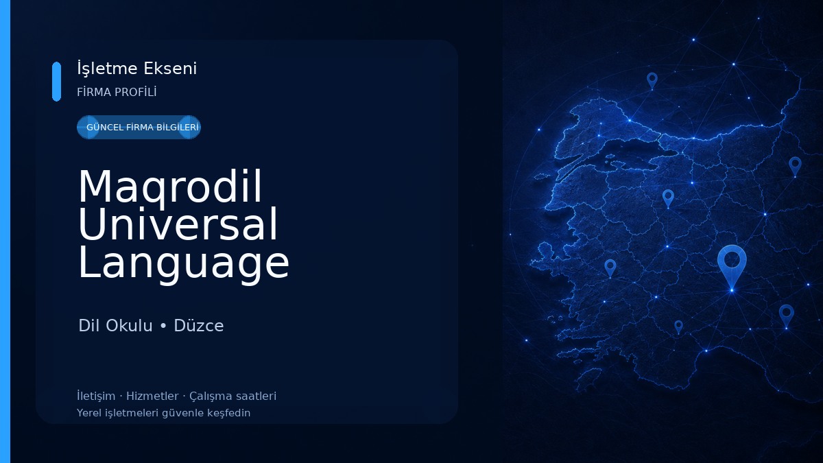 Maqrodil Universal Language Academy