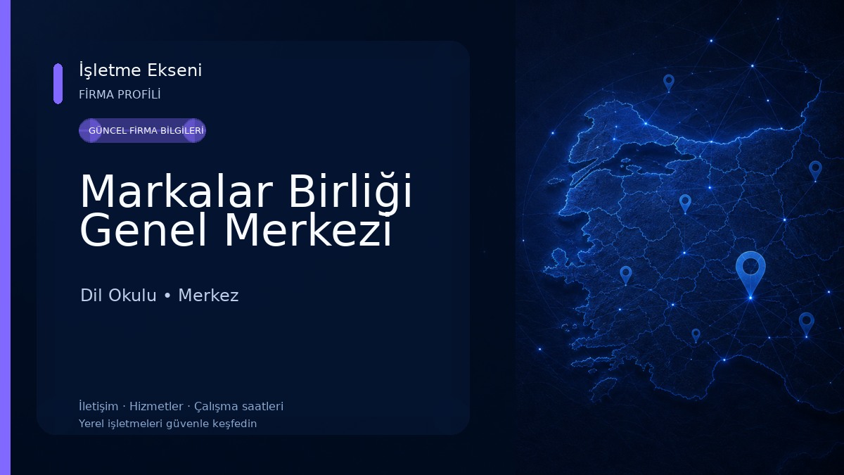 Markalar Birliği Genel Merkezi Dil Okulu