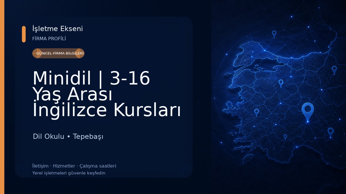 Minidil | 3-16 Yaş Arası İngilizce Kursları