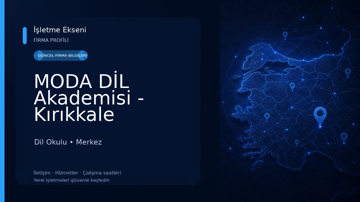 MODA DİL Akademisi - Kırıkkale Dil Okulu