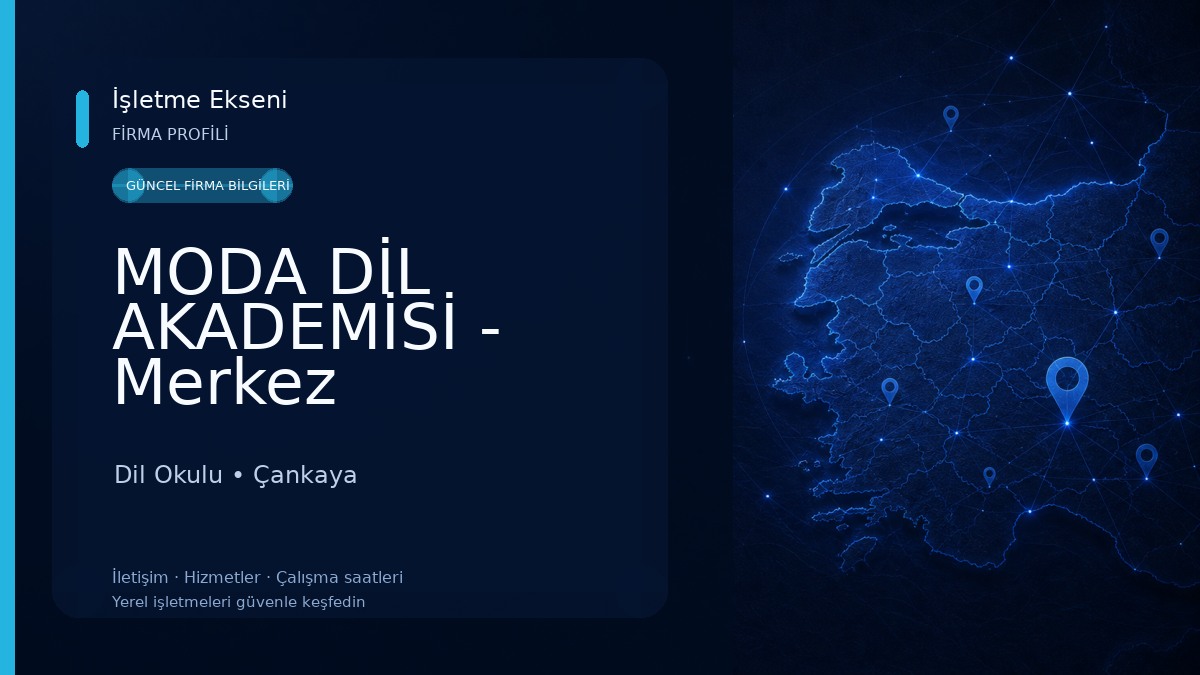 MODA DİL AKADEMİSİ - Merkez Dil Okulu
