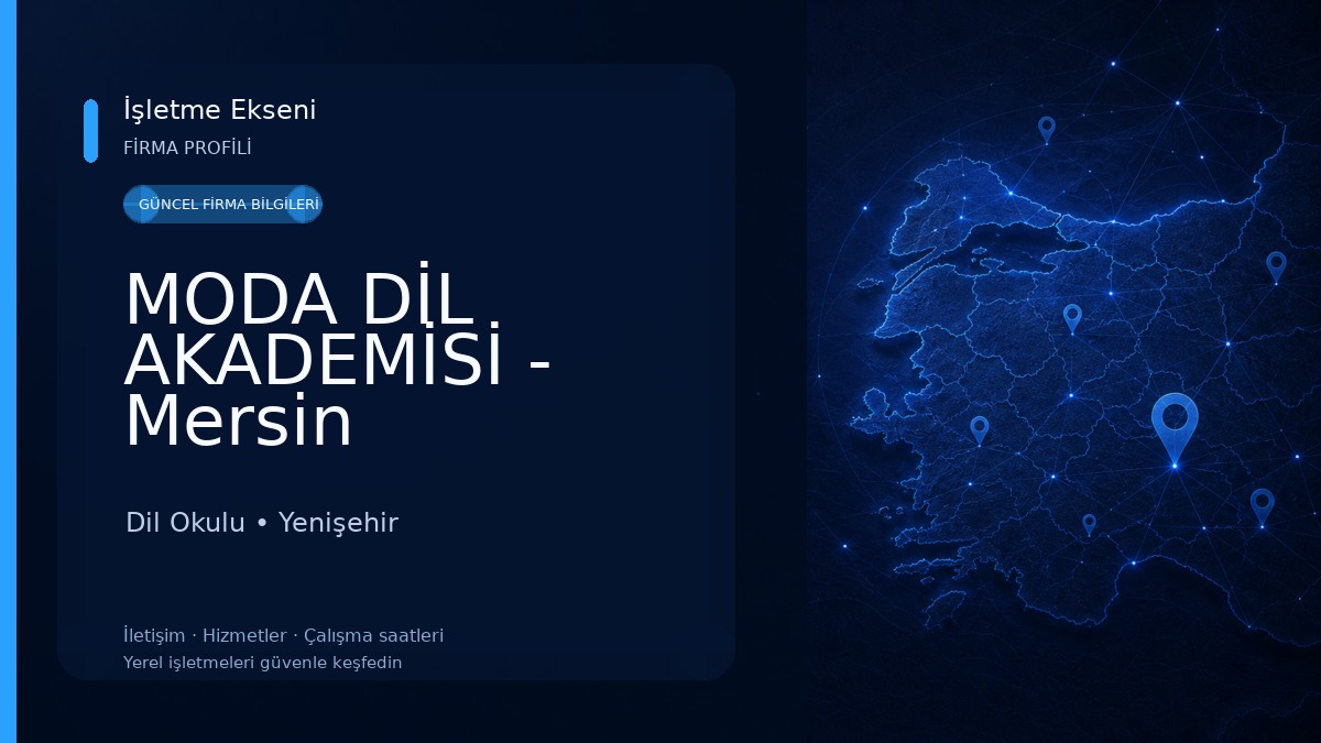 MODA DİL AKADEMİSİ - Mersin
