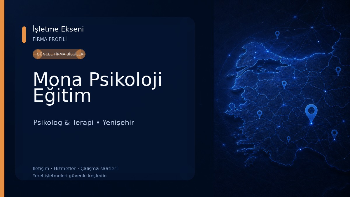 Mona Psikoloji Eğitim Psikolog & Terapi