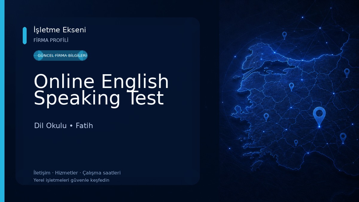 Online English Speaking Test