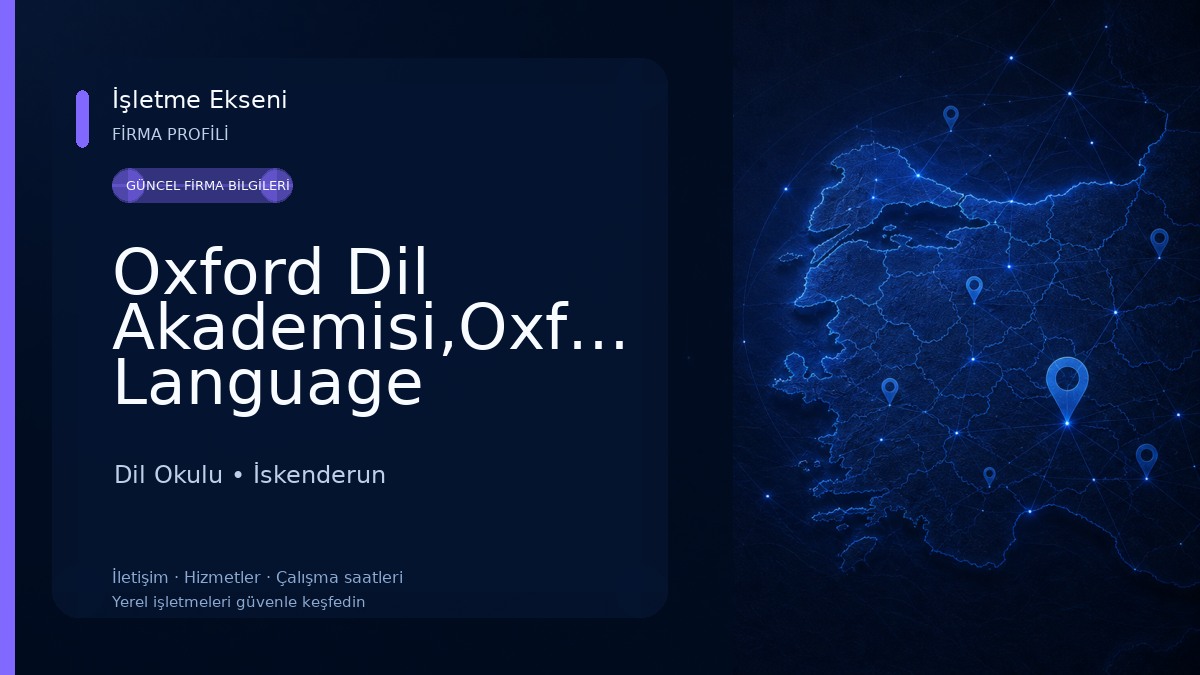 Oxford Dil Akademisi,Oxford Language Academy