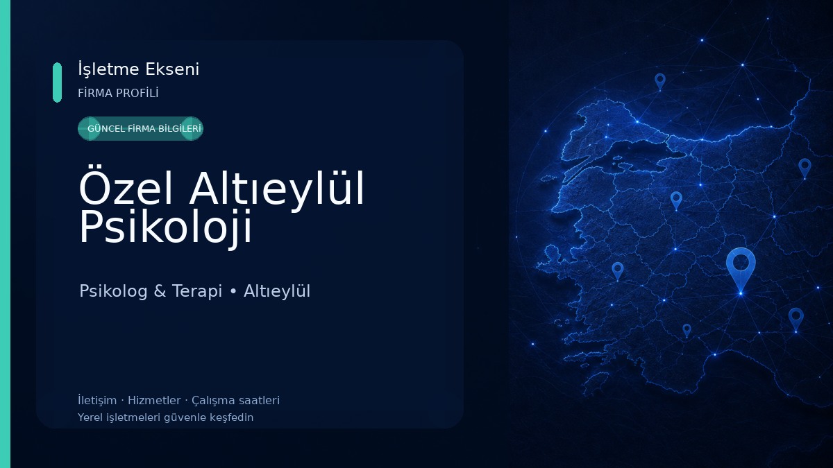 Özel Altıeylül Psikoloji Psikolog & Terapi