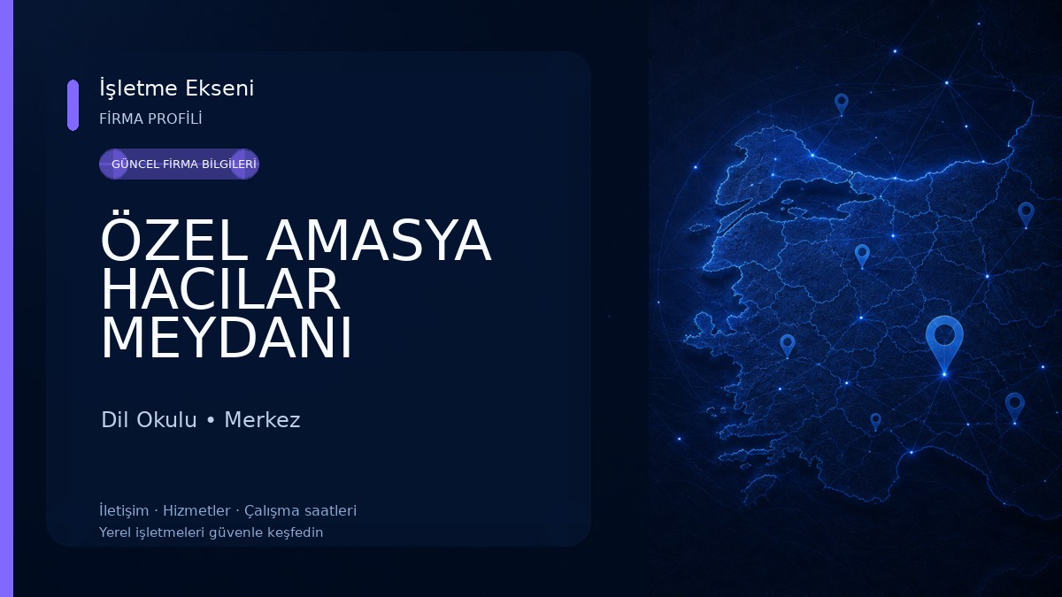 ÖZEL AMASYA HACILAR MEYDANI BRIGHTON YABANCI DİL KURSU Dil Okulu