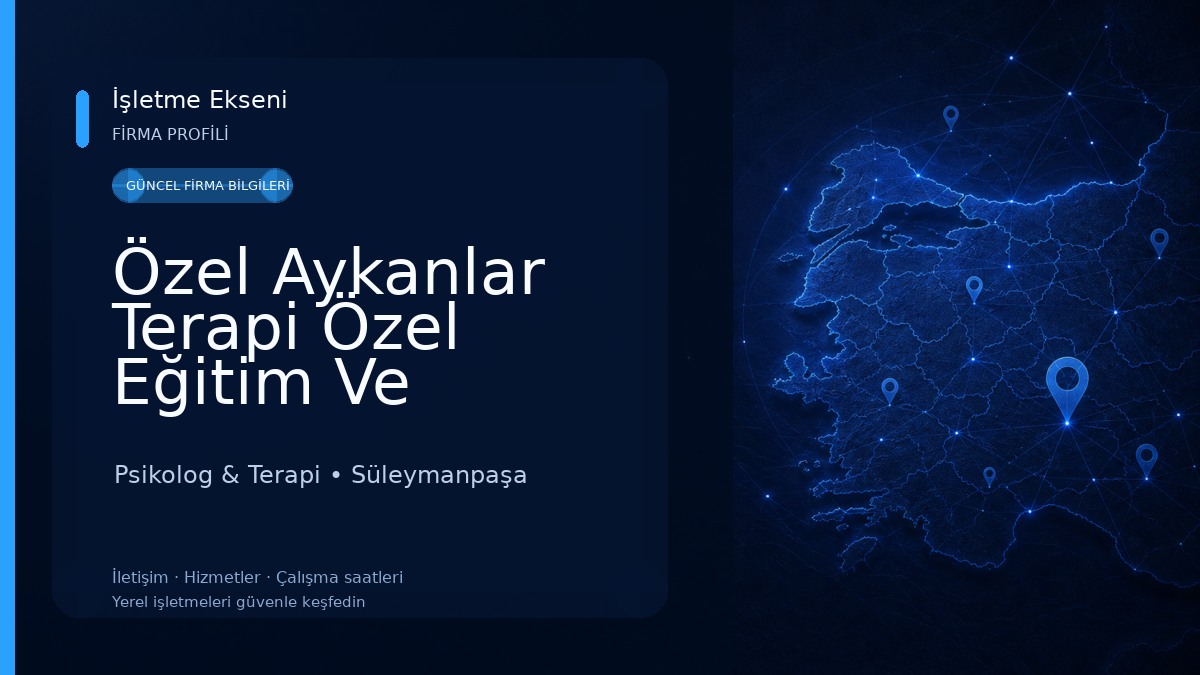 Özel Aykanlar Terapi Özel Eğitim Ve Rehabilitasyon Merkezi Psikolog & Terapi