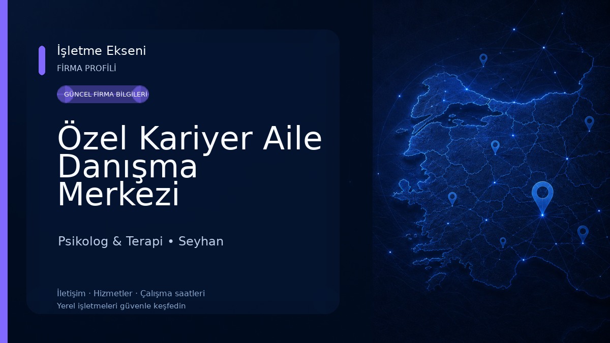 Özel Kariyer Aile Danışma Merkezi Psikolog & Terapi