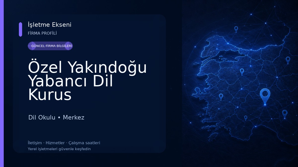 Özel Yakındoğu Yabancı Dil Kurus