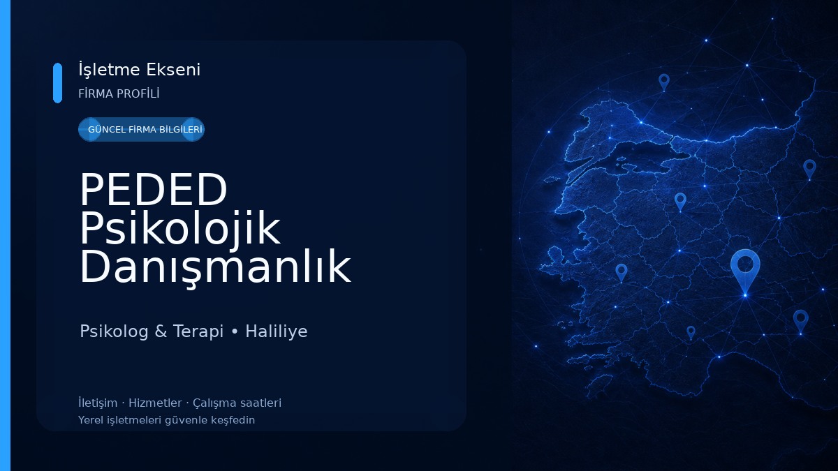 PEDED Psikolojik Danışmanlık Merkezi Psikolog & Terapi