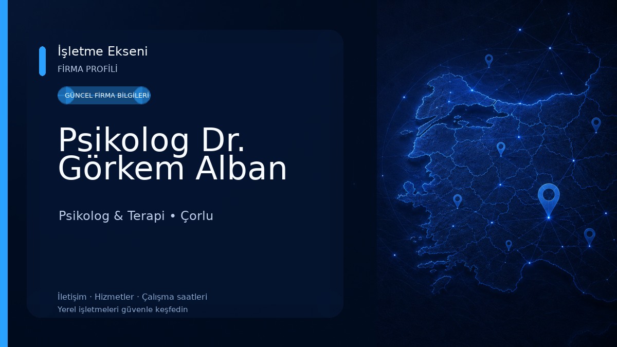Psikolog Dr. Görkem Alban Psikolog & Terapi