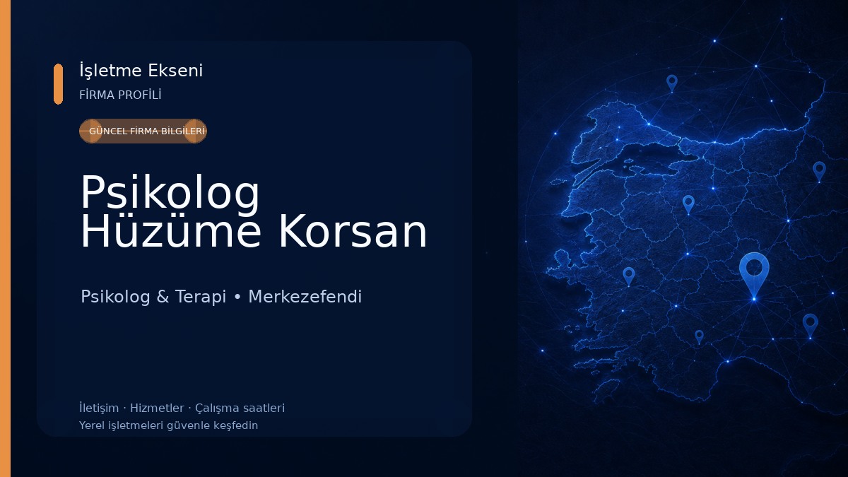 Psikolog Hüzüme Korsan Psikolog & Terapi