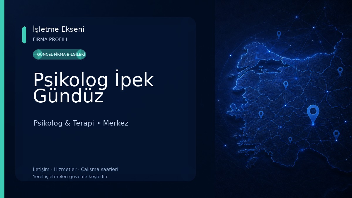 Psikolog İpek Gündüz