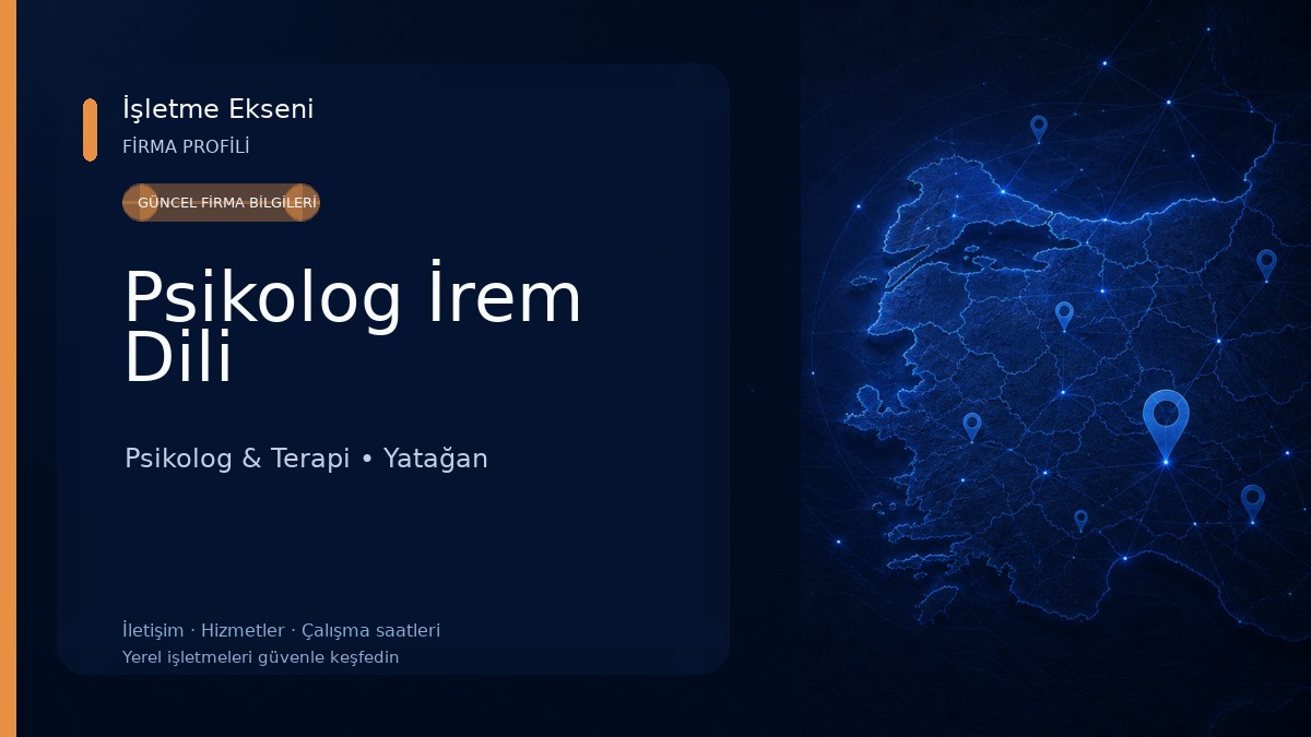 Psikolog İrem Dili Psikolog & Terapi