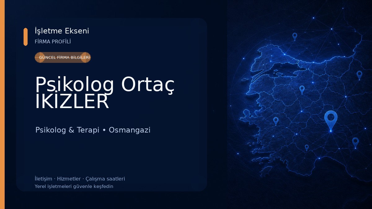 Psikolog Ortaç İKİZLER Psikolog & Terapi