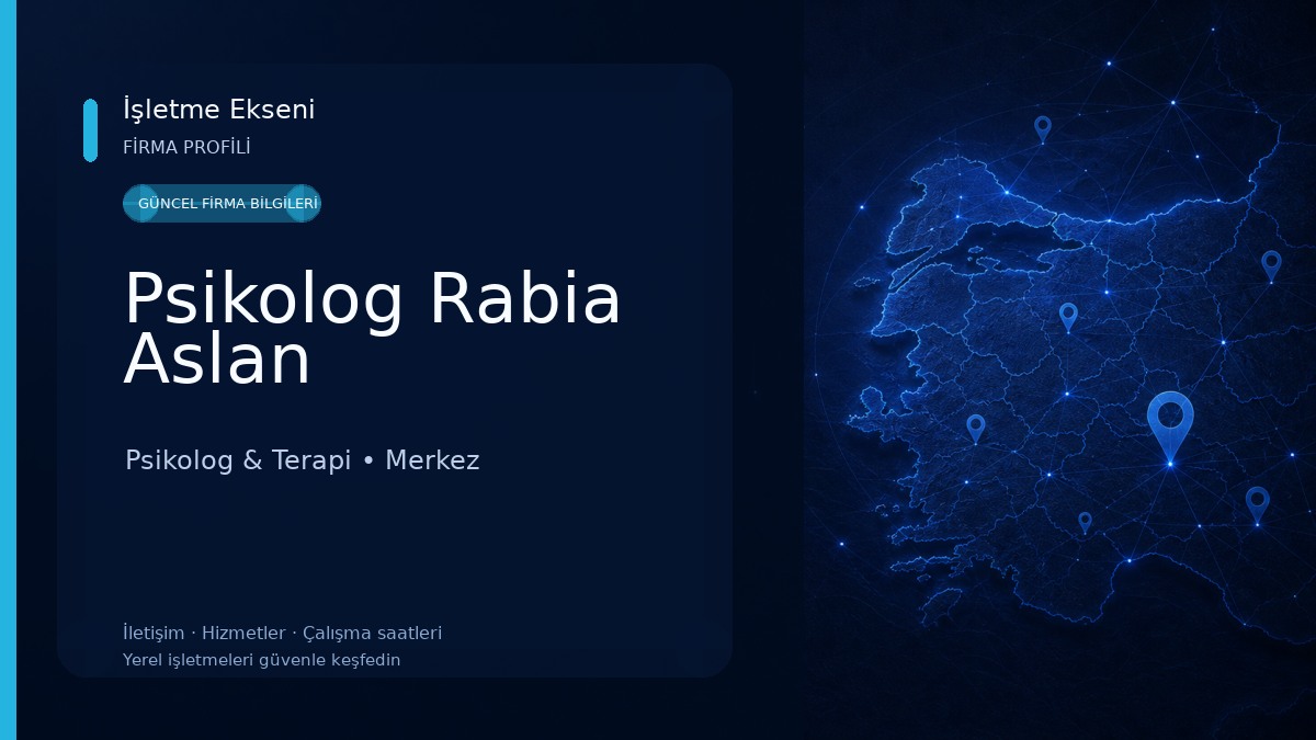 Psikolog Rabia Aslan