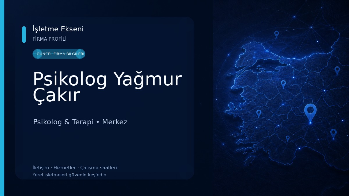 Psikolog Yağmur Çakır