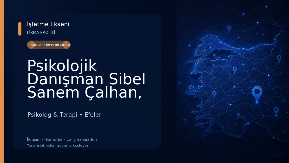 Psikolojik Danışman Sibel Sanem Çalhan, Vitabalance Danışmanlık Merkezi Psikolog & Terapi