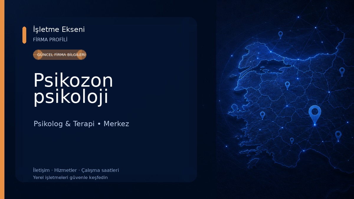 Psikozon psikoloji Psikolog & Terapi