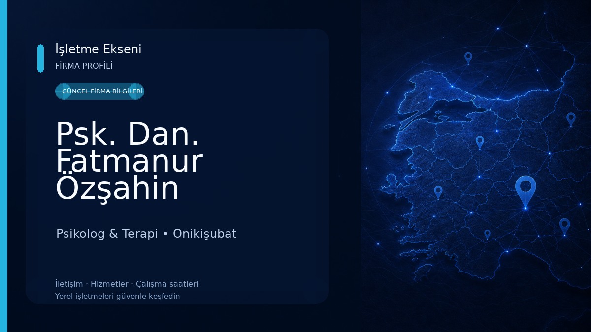 Psk. Dan. Fatmanur Özşahin Psikolog & Terapi
