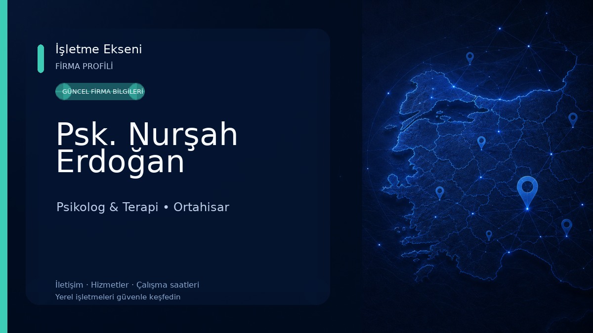 Psk. Nurşah Erdoğan Psikolog & Terapi