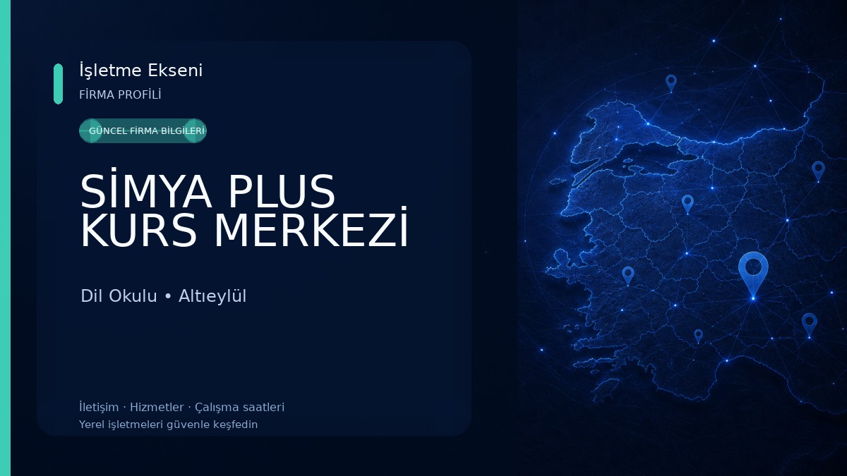 SİMYA PLUS KURS MERKEZİ Dil Okulu