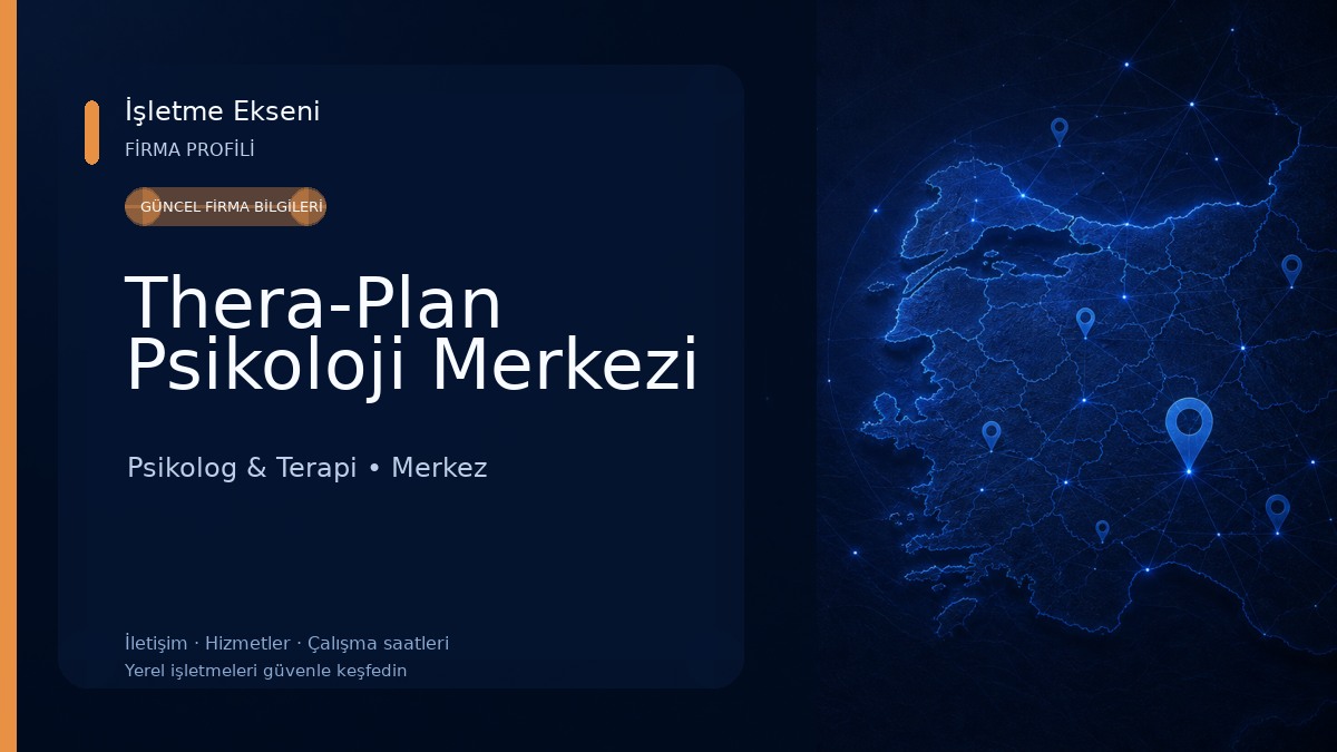 Thera-Plan Psikoloji Merkezi Psikolog & Terapi