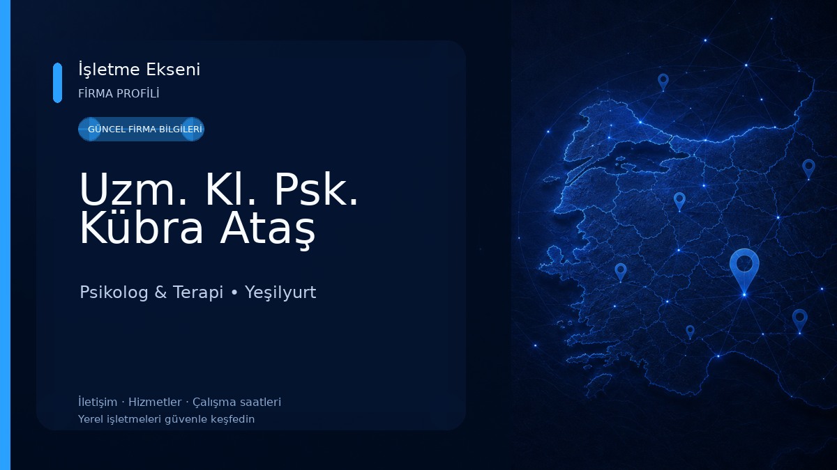 Uzm. Kl. Psk. Kübra Ataş Psikolog & Terapi