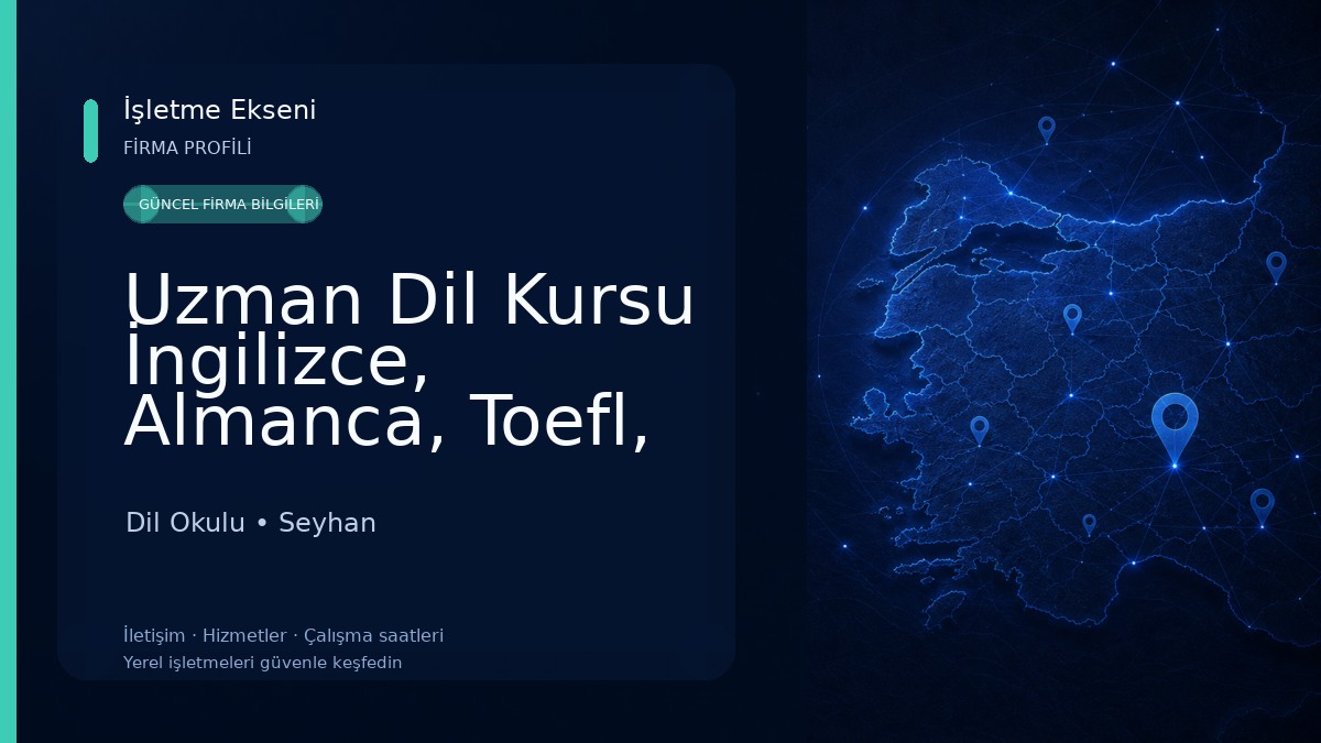 Uzman Dil Kursu İngilizce, Almanca, Toefl, YDS,TÜM DERSLER LGS Dil Okulu