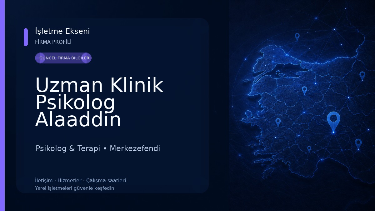 Uzman Klinik Psikolog Alaaddin Debgici Psikolog & Terapi
