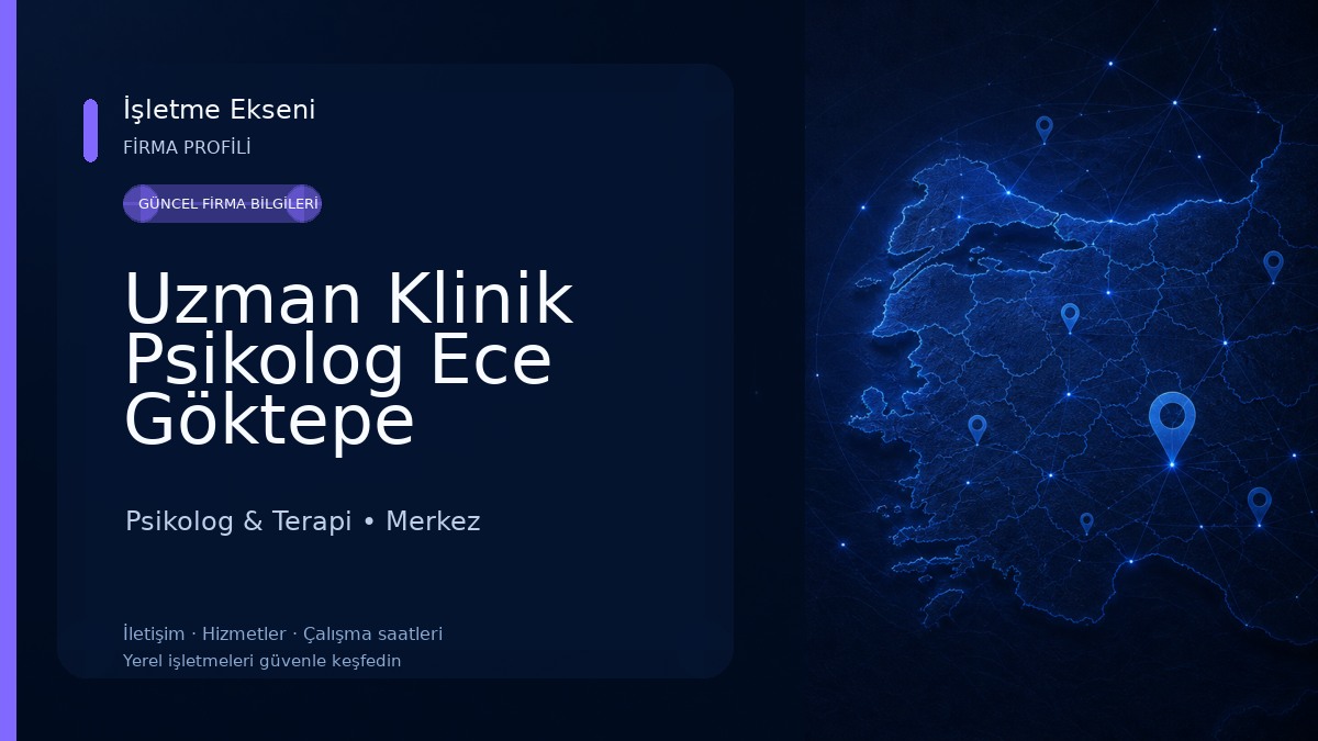 Uzman Klinik Psikolog Ece Göktepe Psikolog & Terapi
