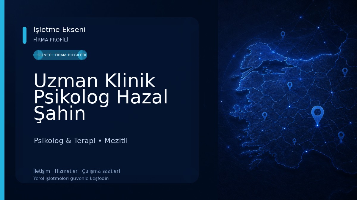 Uzman Klinik Psikolog Hazal Şahin