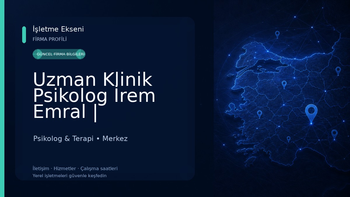 Uzman Klinik Psikolog İrem Emral | Zonguldak Psikolog