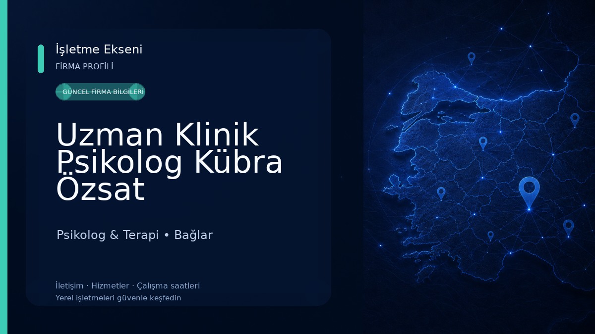 Uzman Klinik Psikolog Kübra Özsat Psikoterapi Merkezi