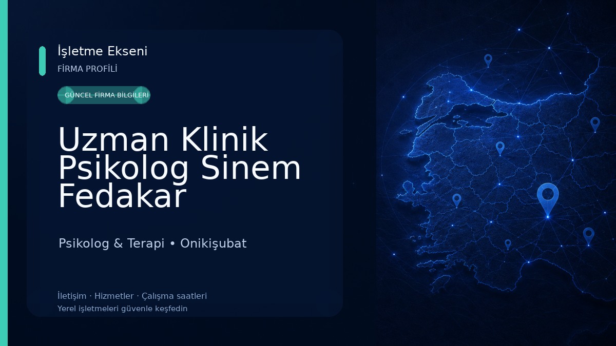 Uzman Klinik Psikolog Sinem Fedakar Psikolog & Terapi