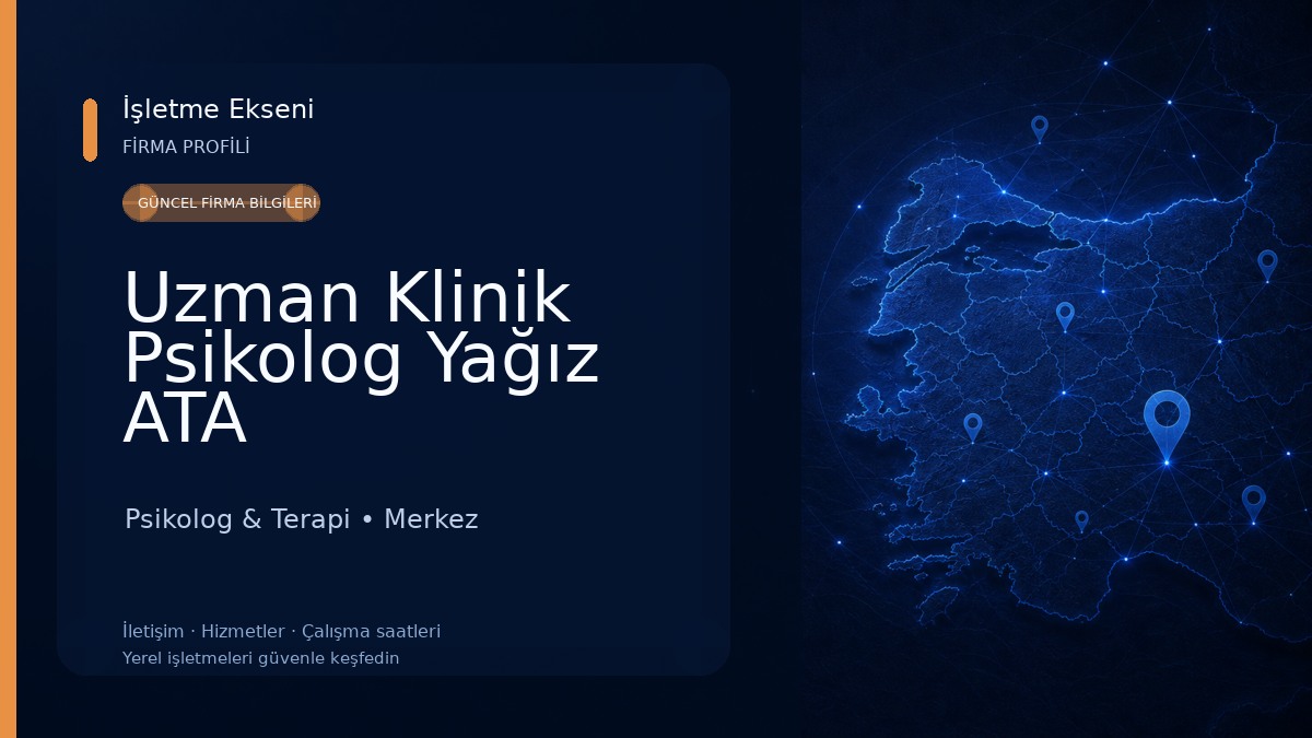 Uzman Klinik Psikolog Yağız ATA
