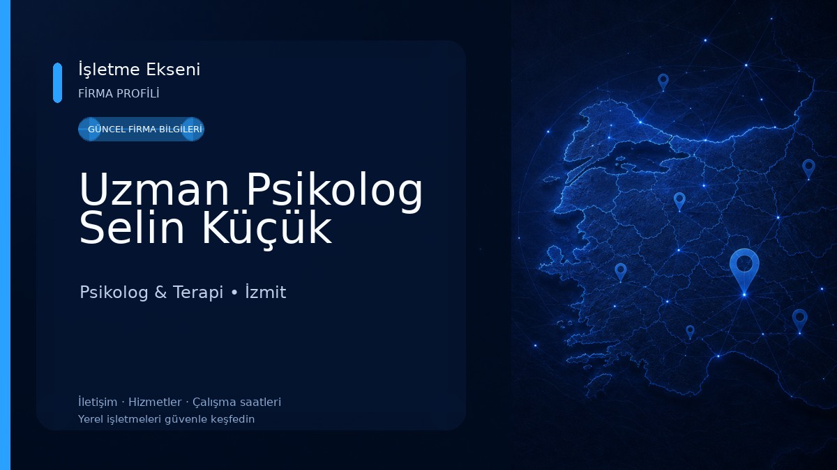 Uzman Psikolog Selin Küçük Psikolog & Terapi