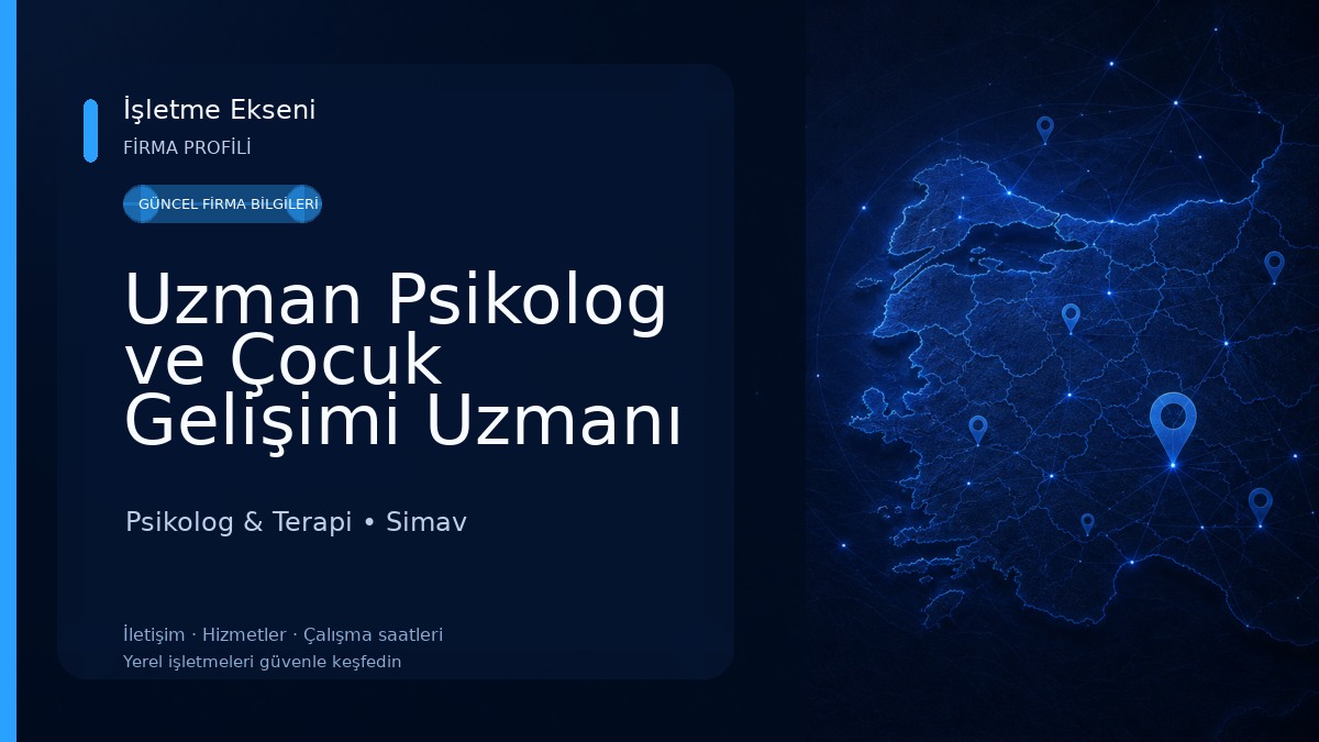 Uzman Psikolog ve Çocuk Gelişimi Uzmanı Gülçe Çelebi - Kütahya Psikolog Psikolog & Terapi
