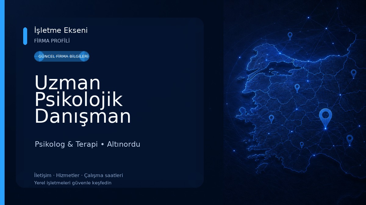 Uzman Psikolojik Danışman Oğuzhan KILIÇ 