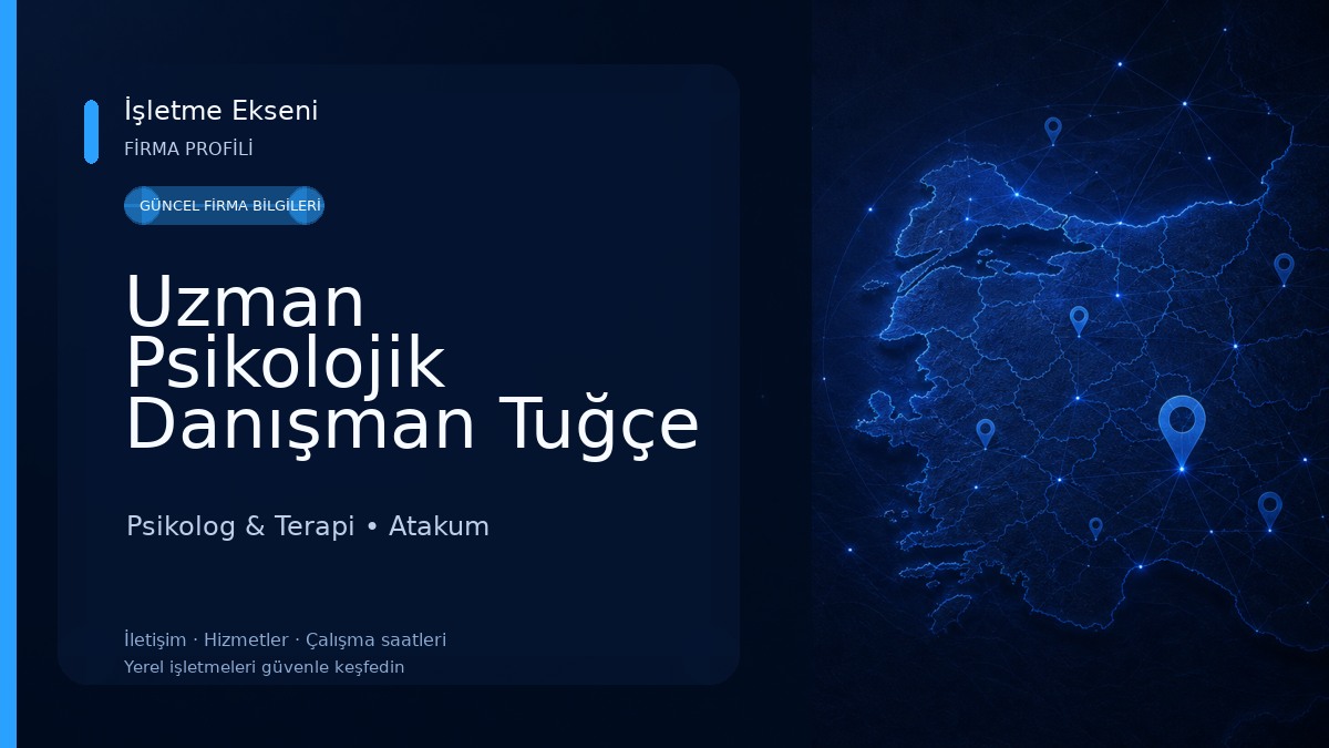 Uzman Psikolojik Danışman Tuğçe Gündüz & Samsun Çocuk Atölyeleri 