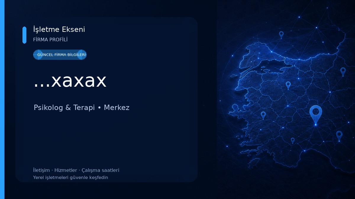 ...xaxax Psikolog & Terapi