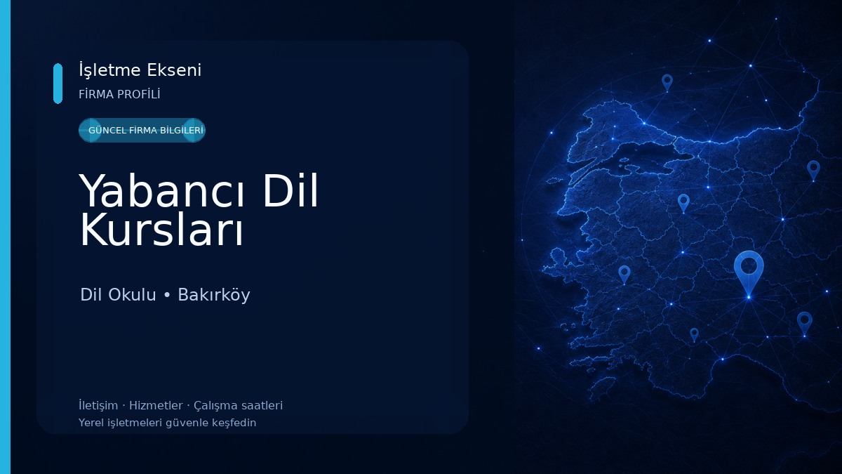 Yabancı Dil Kursları Dil Okulu