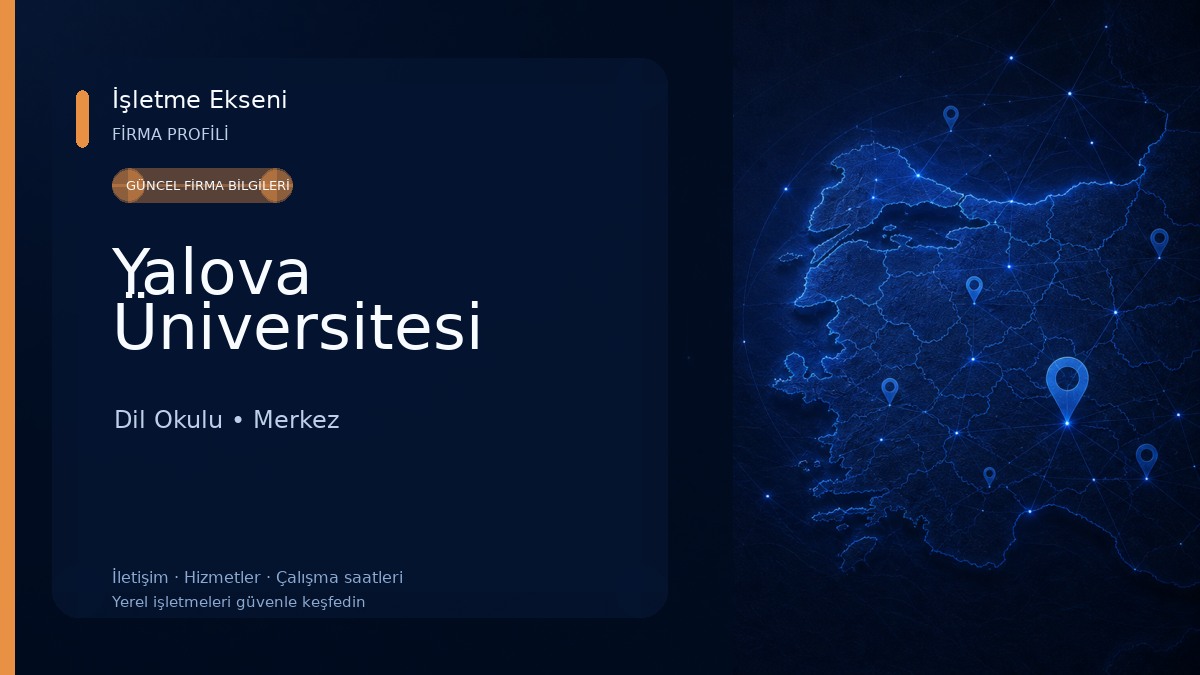 Yalova Üniversitesi Dil Okulu