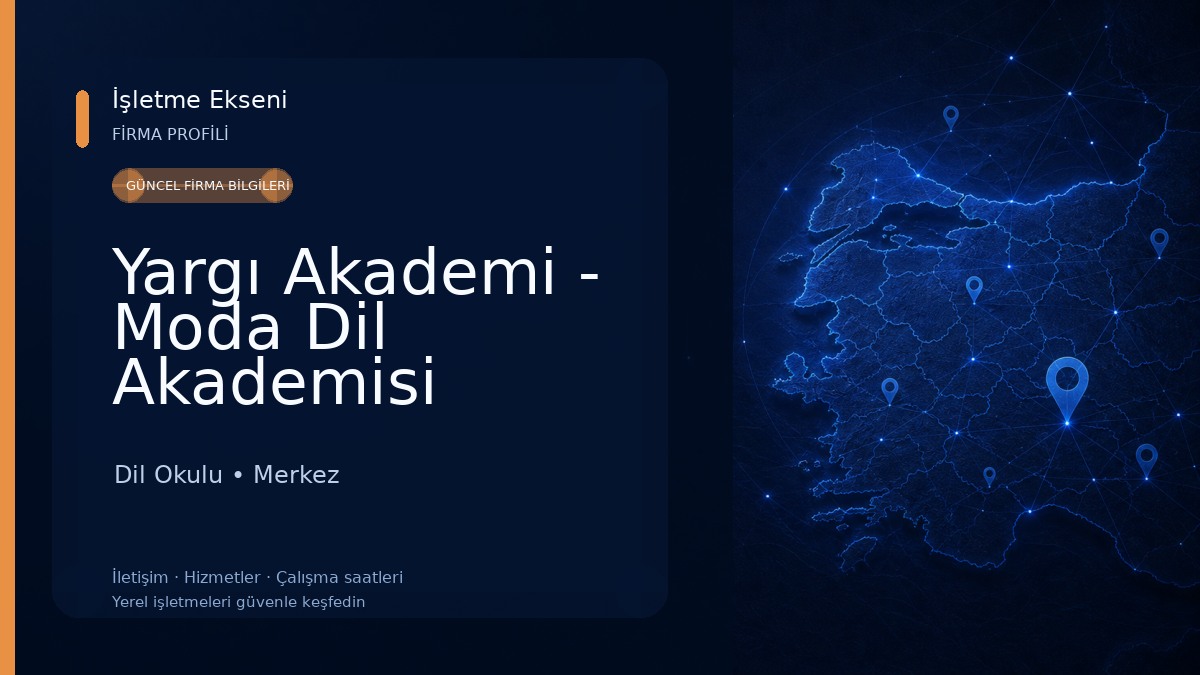 Yargı Akademi - Moda Dil Akademisi Dil Okulu